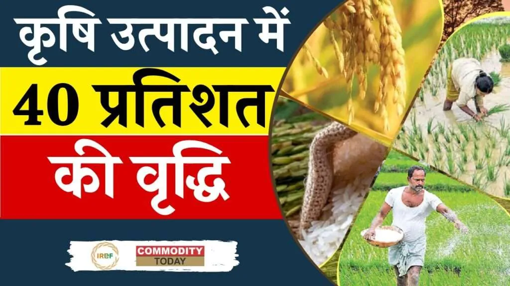 Agri Production in India Increased by 40% in 10 years