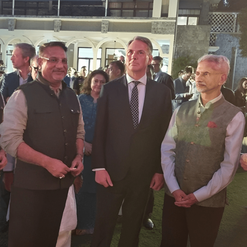 Dr Prem Garg with Shri S JaiShankar