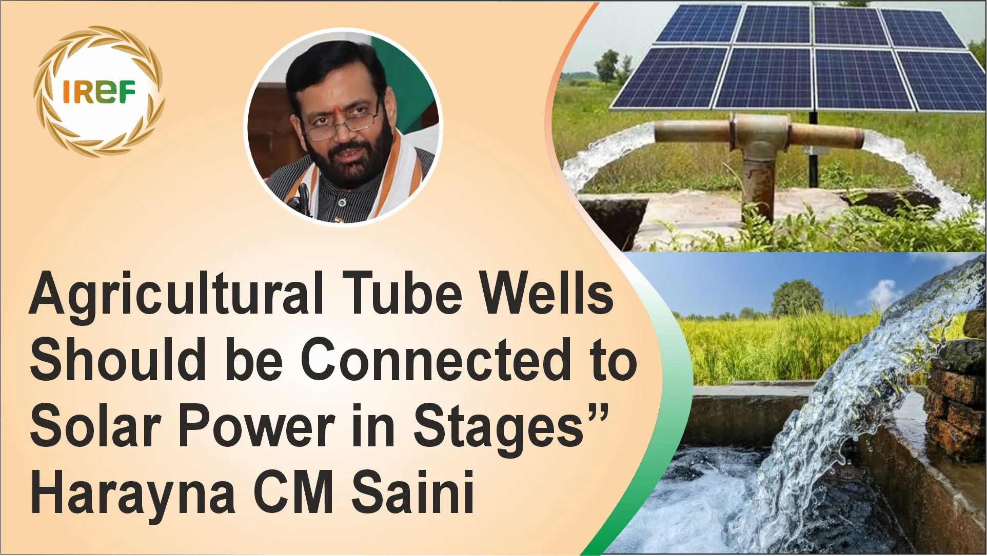 “Agricultural Tube Wells Should be Connected to Solar Power in Stages”: Harayna CM Saini