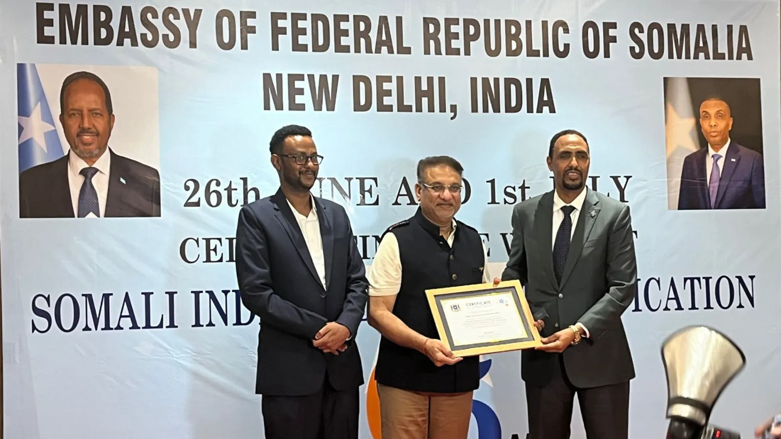 The Embassy of the Federal Republic of Somalia in India Celebrates 65 years of Independence