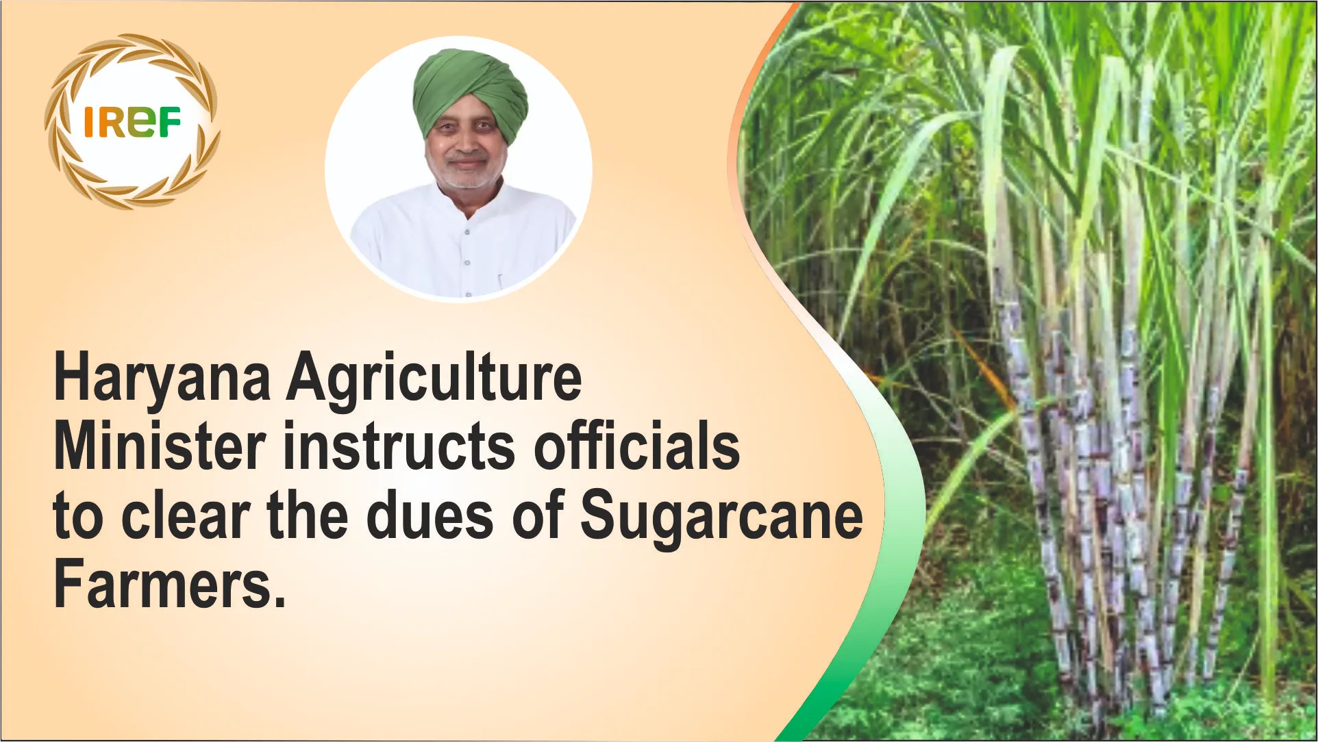 Haryana Agriculture Minister instructs officials to clear the dues of Sugarcane Farmers