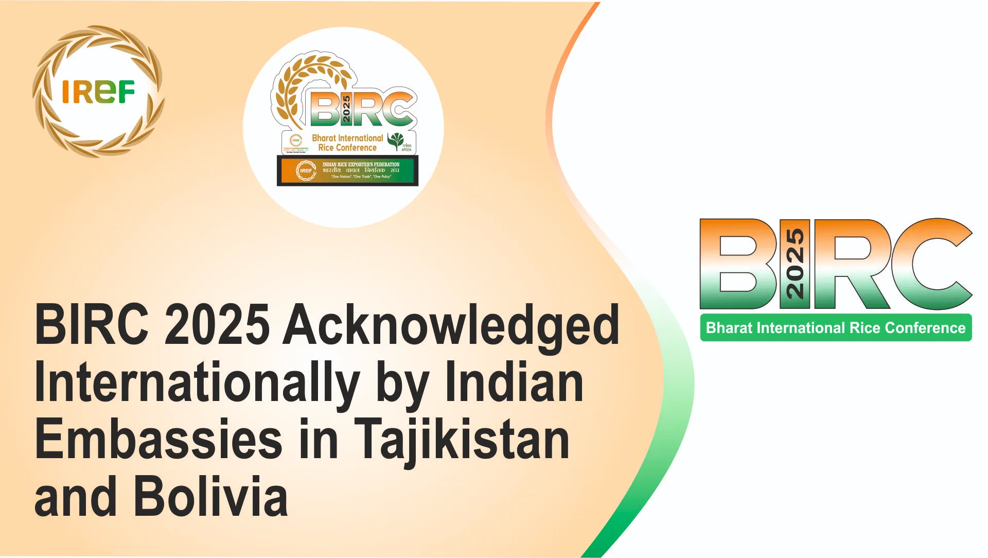 BIRC 2025 Acknowledged Internationally by Indian Embassies in Tajikistan and Bolivia