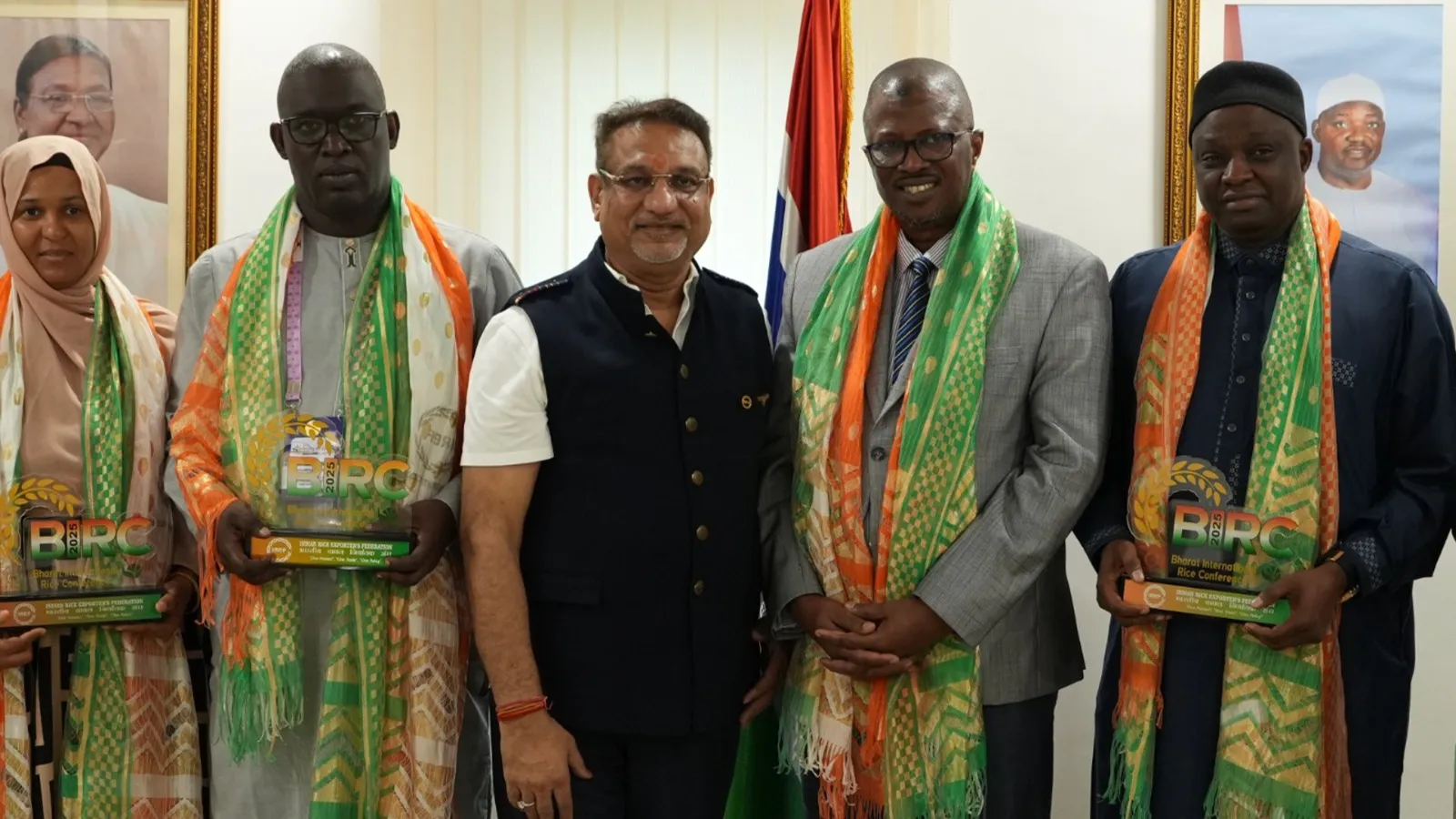 Dr. Prem Garg Extended Invitation to Gambia for BIRC 2025; Key Discussions Held on Rice Trade