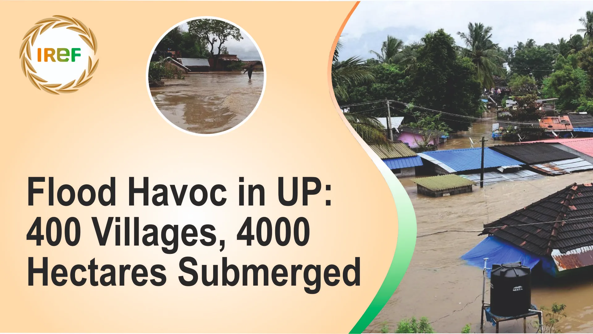 Flood Havoc In Uttar Pradesh: More Than 400 Villages And 4000 Hectares Of Agricultural Land Submerged