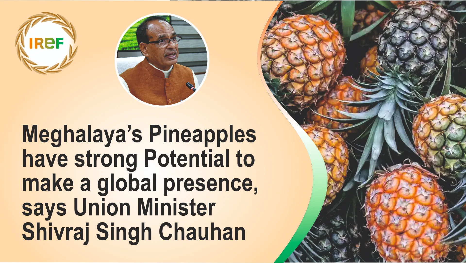 Meghalaya’s Pineapples have strong Potential to make a global presence, says Union Minister Shivraj Singh Chauhan