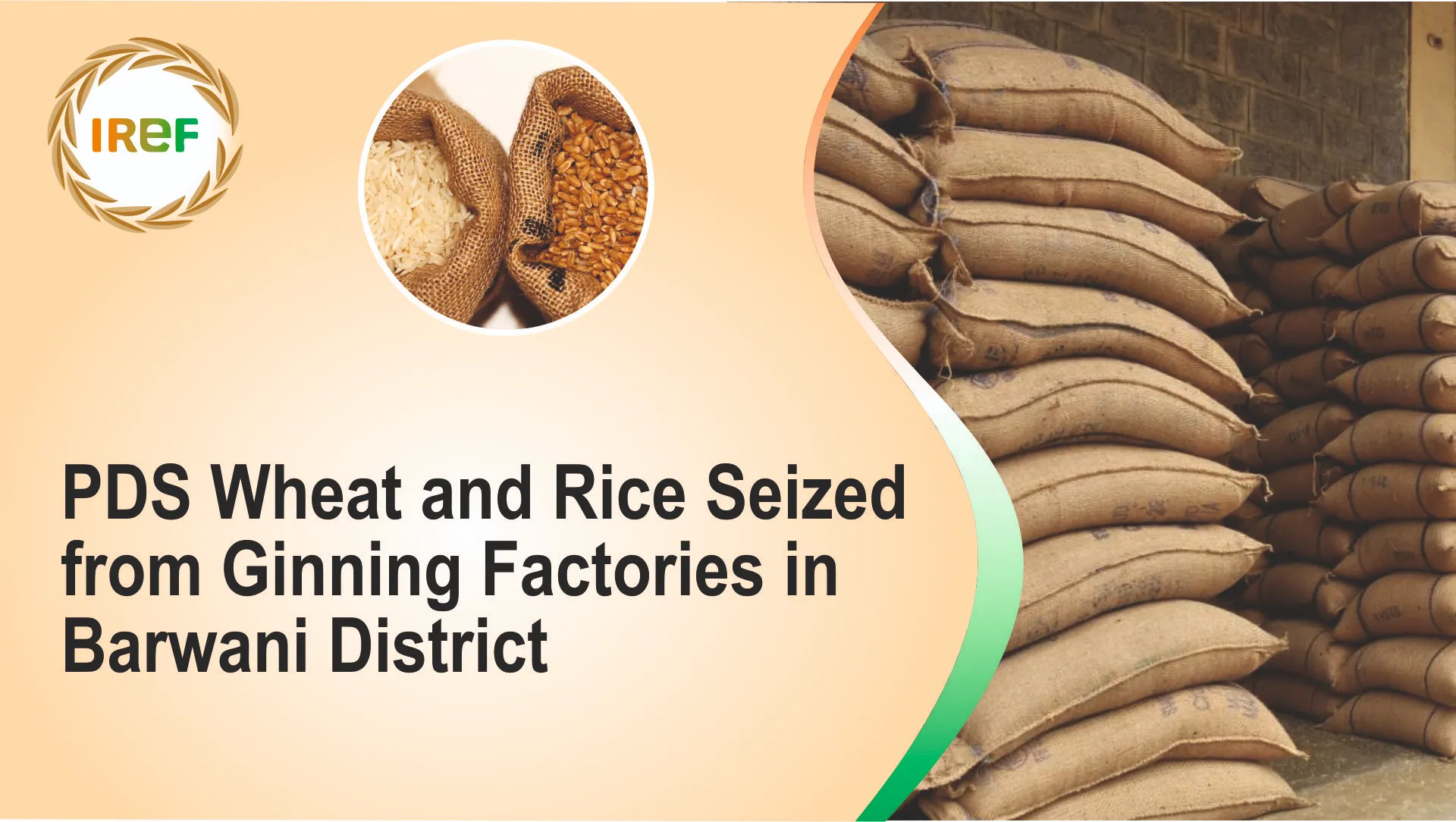 PDS Wheat and Rice Seized from Ginning Factories in Barwani District