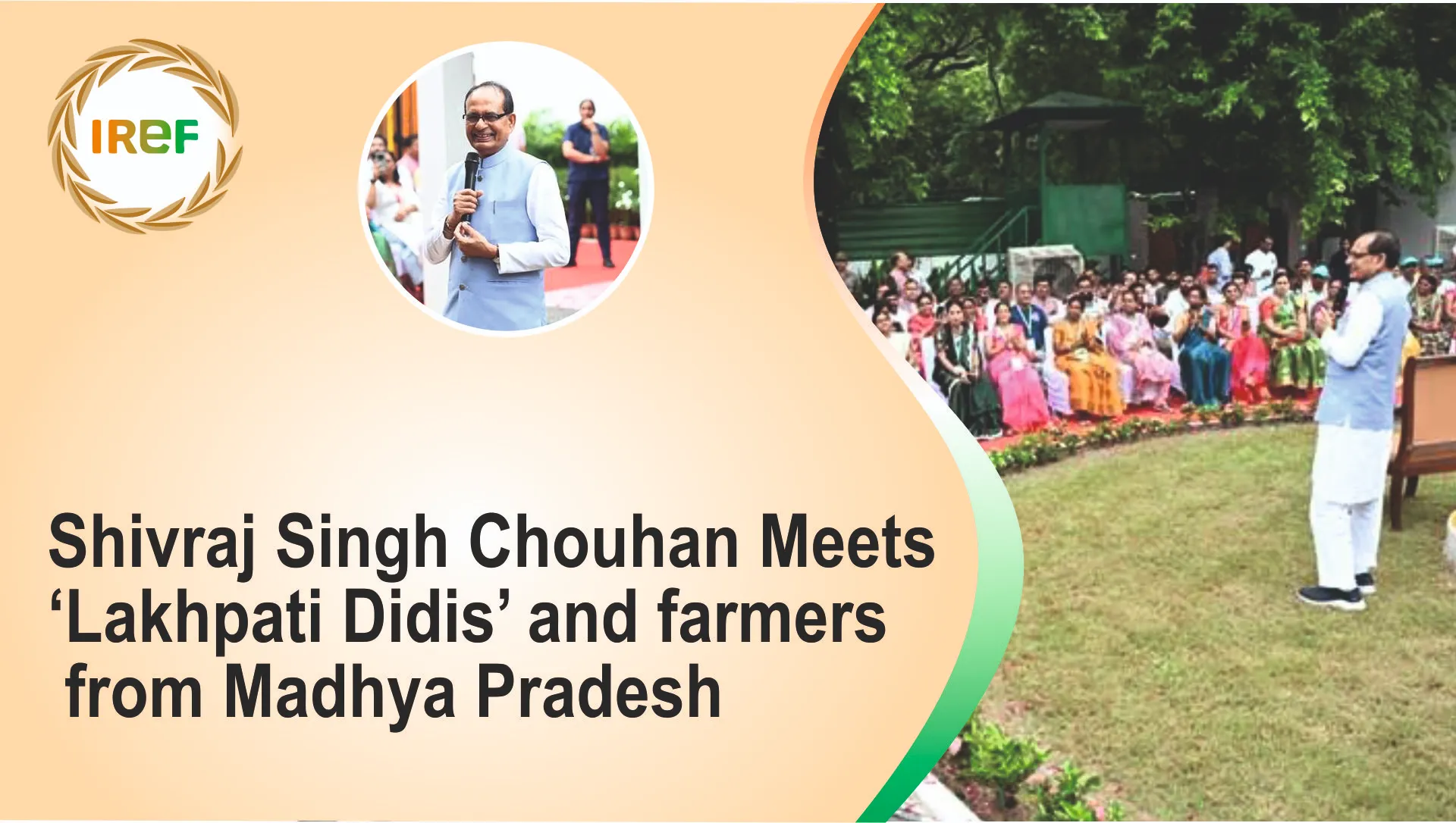 Shivraj Singh Chouhan Meets ‘Lakhpati Didis’ and farmers from Madhya Pradesh