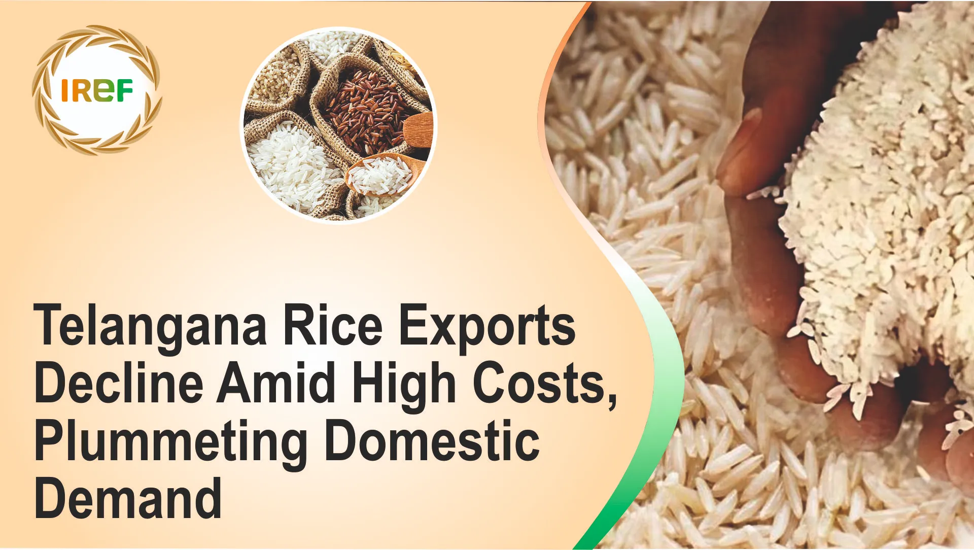 Telangana Rice Exports Decline Amid High Costs, Plummeting Domestic Demand
