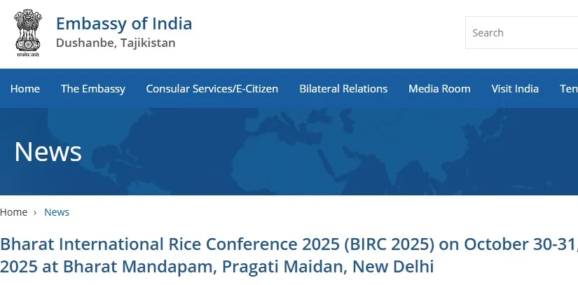 The Embassy of India in Tajikistan echoed about BIRC 2025