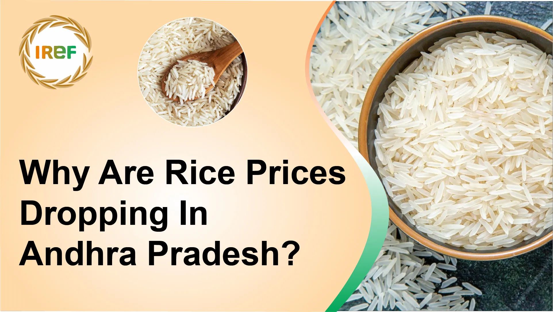 Why are Rice prices dropping in Andhra Pradesh?