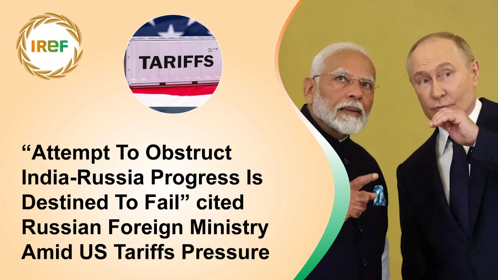 “Attempt To Obstruct India-Russia Progress Is Destined To Fail” cited Russian Foreign Ministry Amid US Tariffs Pressure