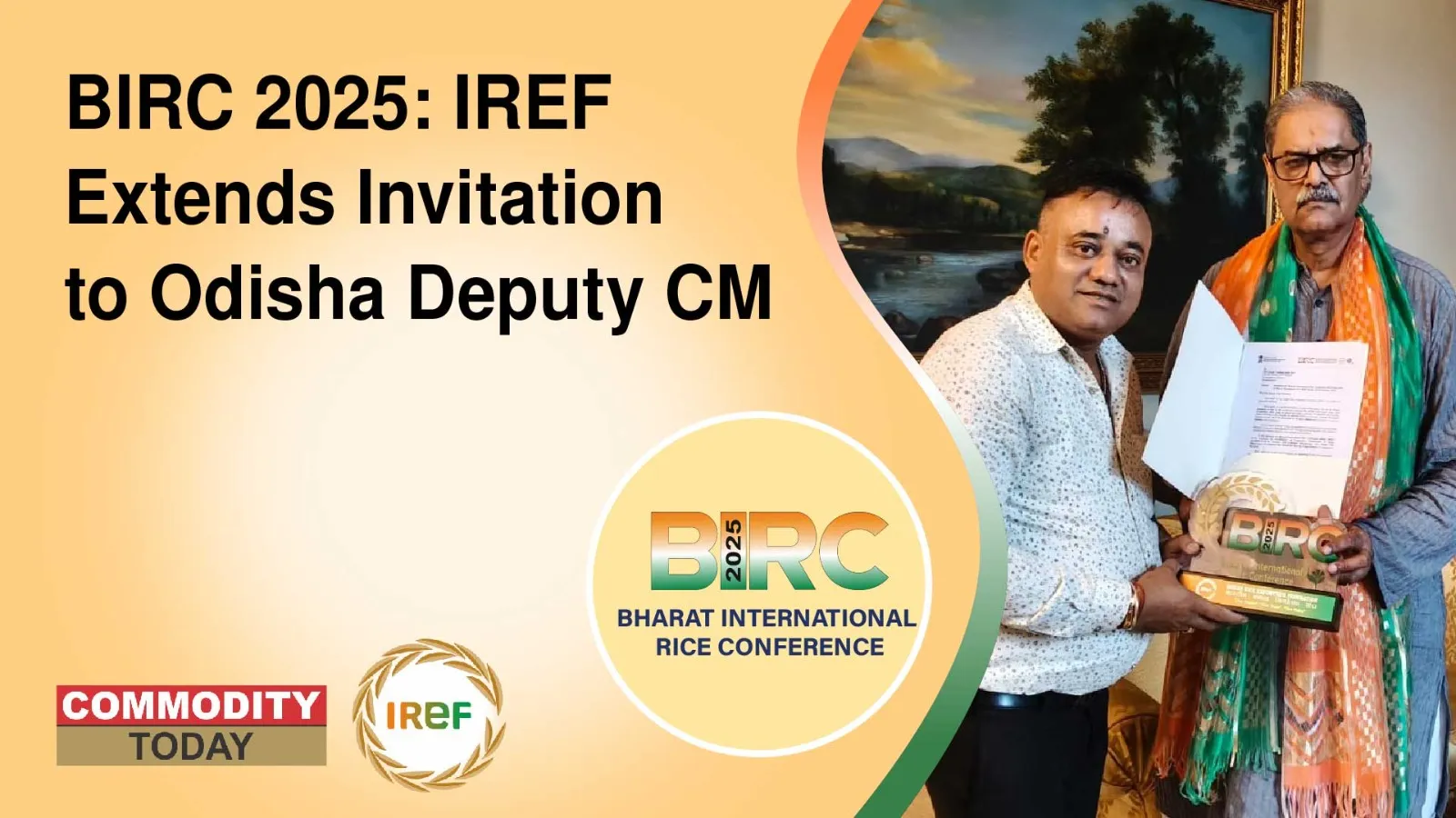 BIRC 2025: IREF Extends Invitation to Odisha Deputy CM