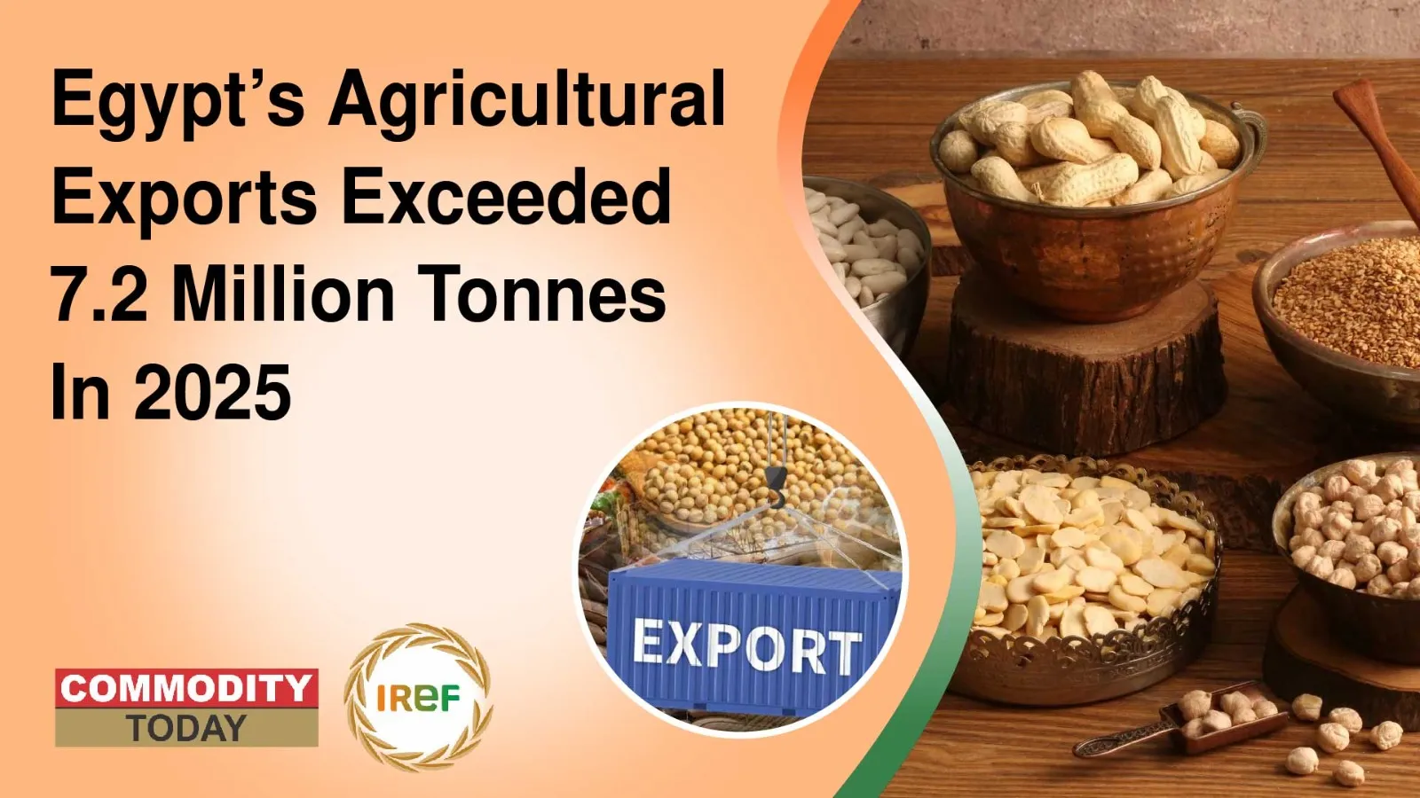 Egypt’s Agricultural Exports Exceeded 7.2 Million Tonnes In 2025