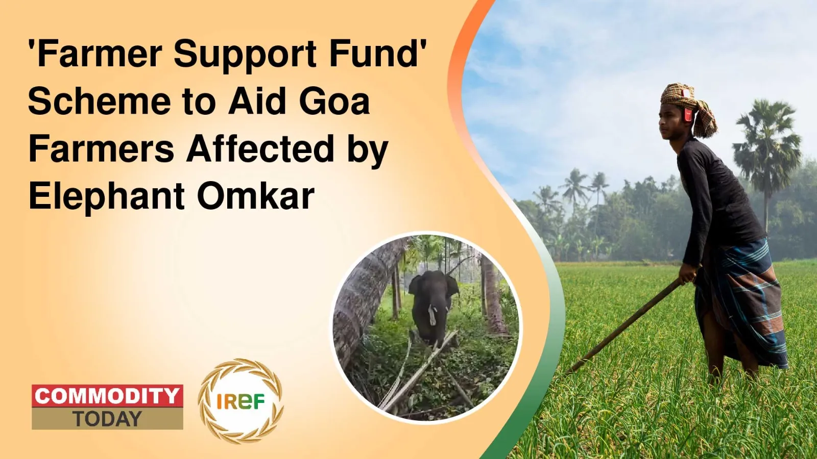 Farmer Support Fund Scheme to Aid Goa Farmers Affected by Elephant Omkar
