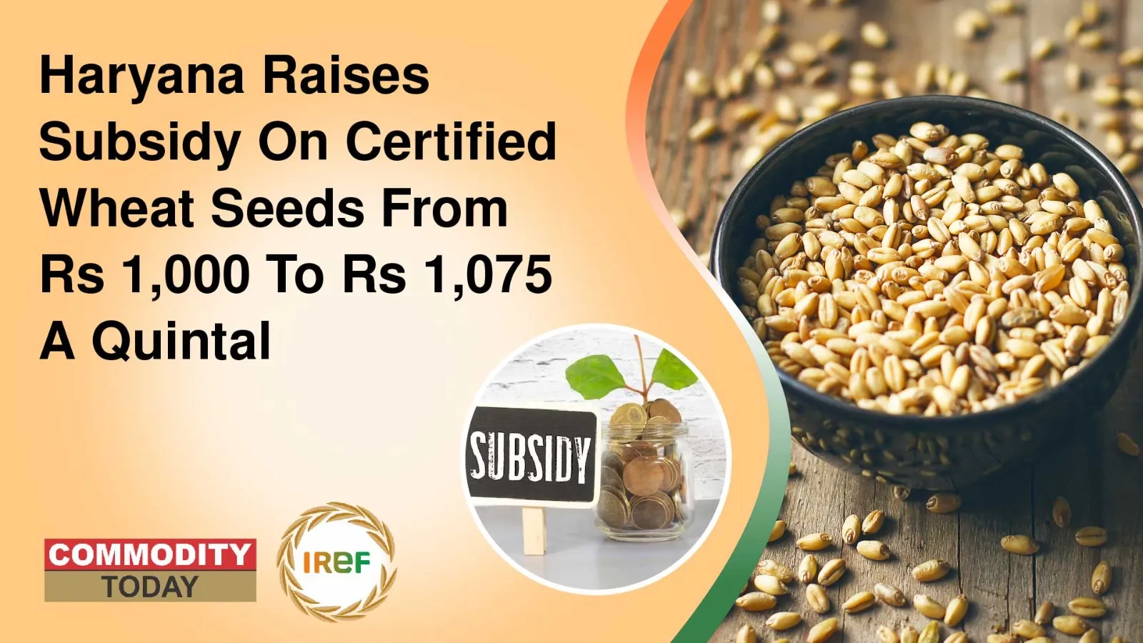 Haryana Raises Subsidy On Certified Wheat Seeds