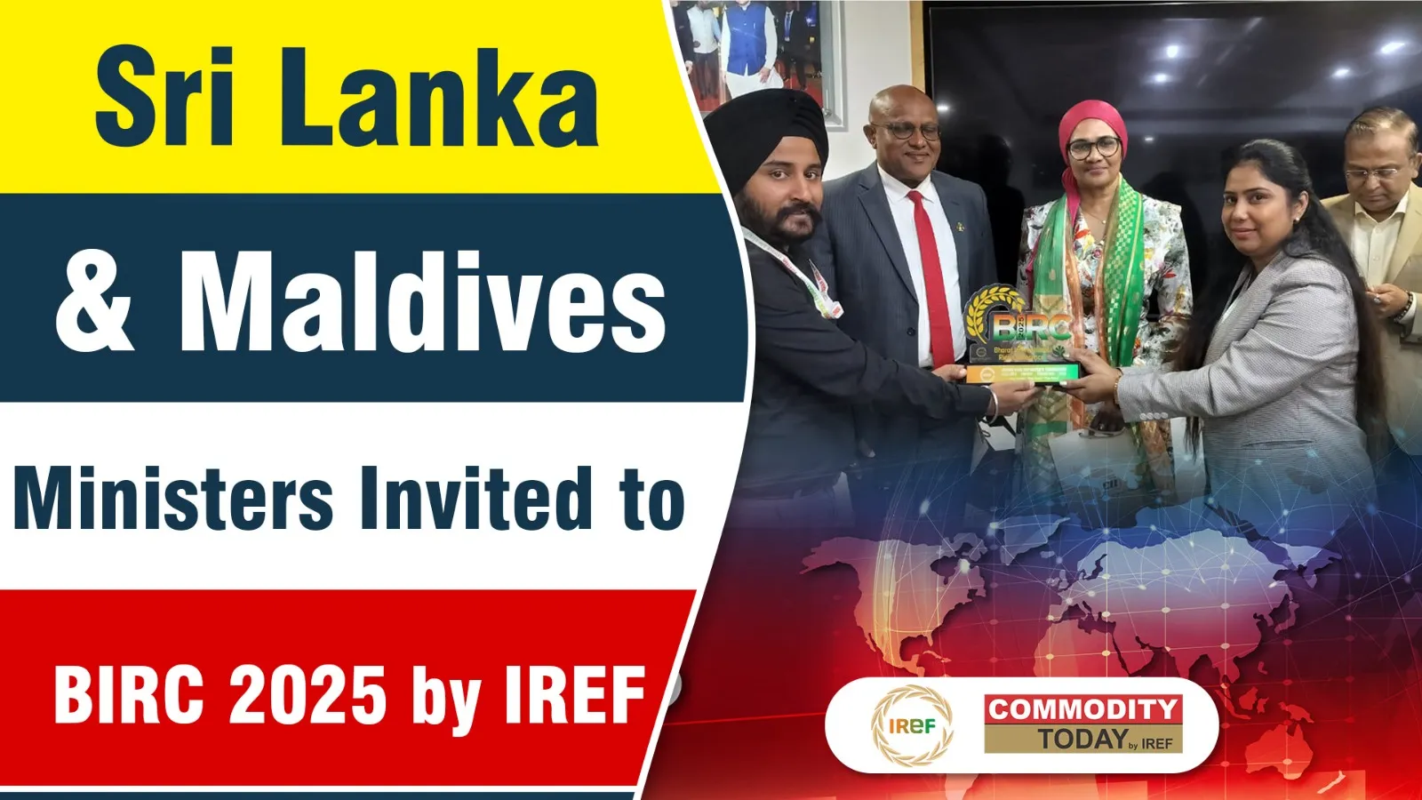 IREF Invites Sri Lankan and Maldivian Ministers to BIRC 2025