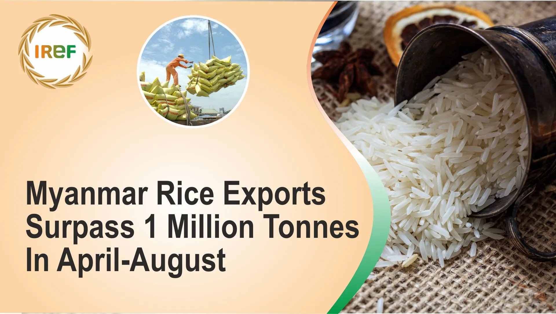 Myanmar rice exports surpass one million tonnes in April-August
