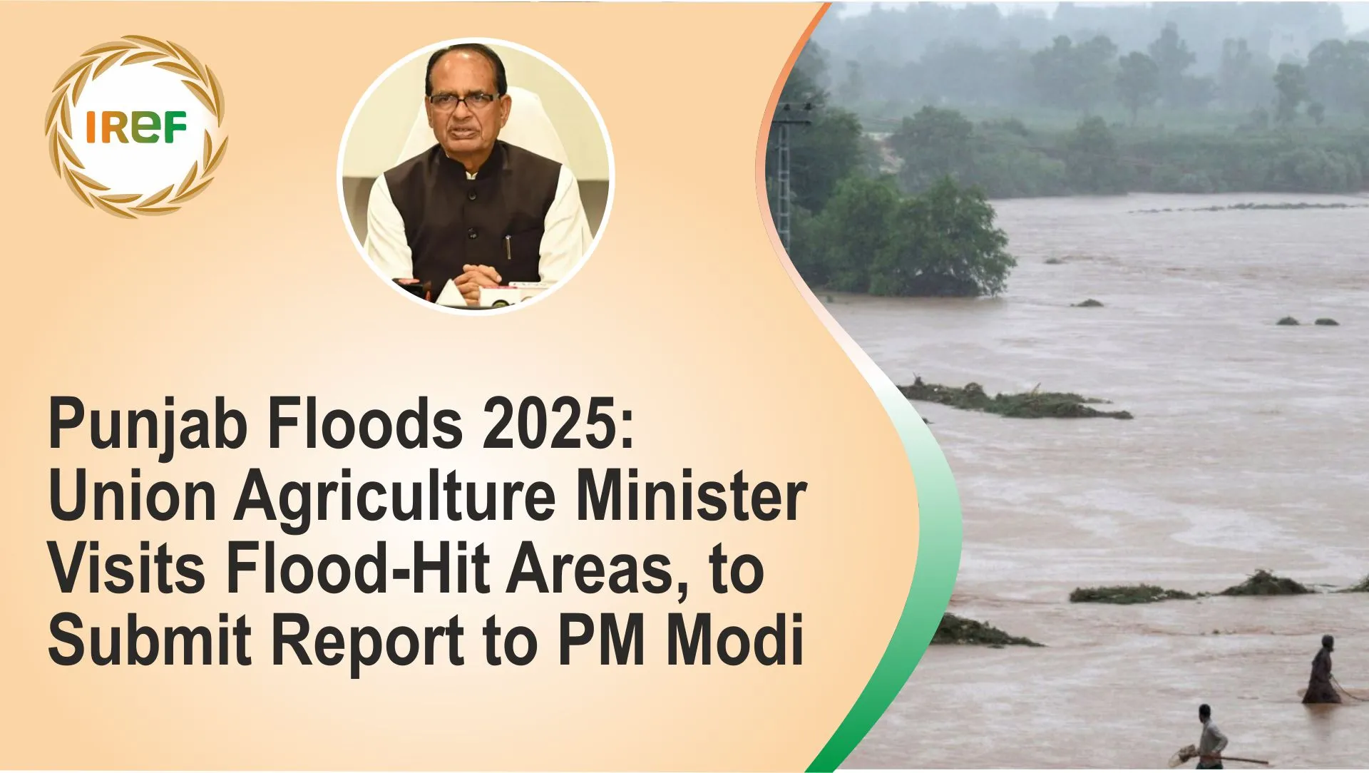 Punjab Floods 2025: Union Agriculture Minister Visits Flood-Hit Areas, to Submit Report to PM Modi