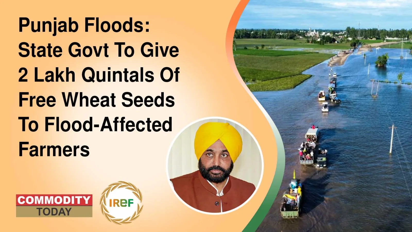 Punjab Floods: State Govt To Give 2 Lakh Quintals Of Free Wheat Seeds To Flood-Affected Farmers