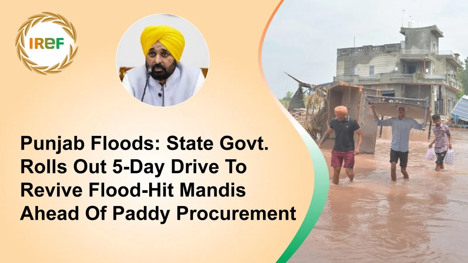 Punjab Floods: State Govt. Rolls Out 5-Day Drive To Revive Flood-Hit Mandis Ahead Of Paddy Procurement
