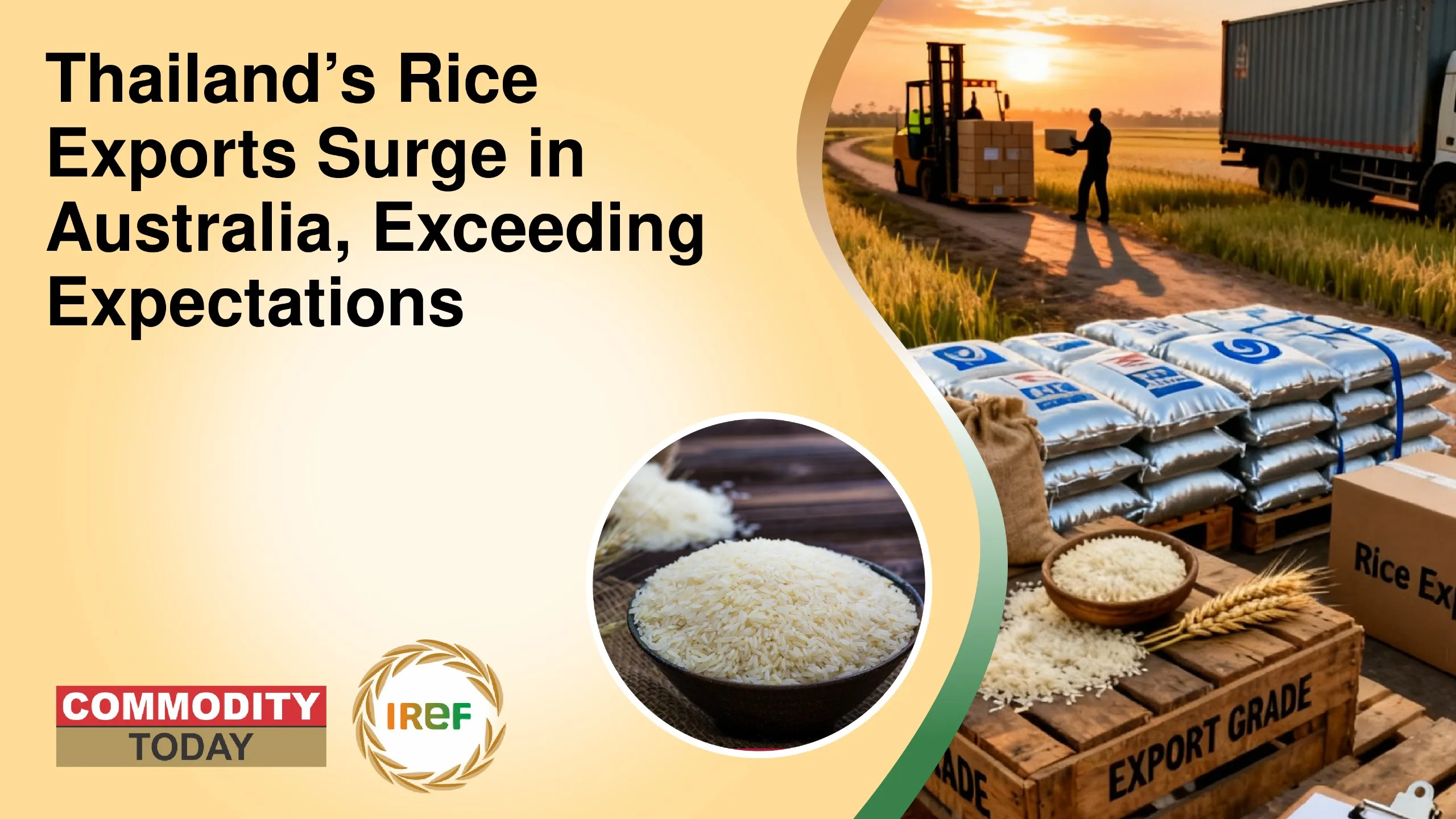 Thailand’s Rice Exports Surge in Australia, Exceeding Expectations