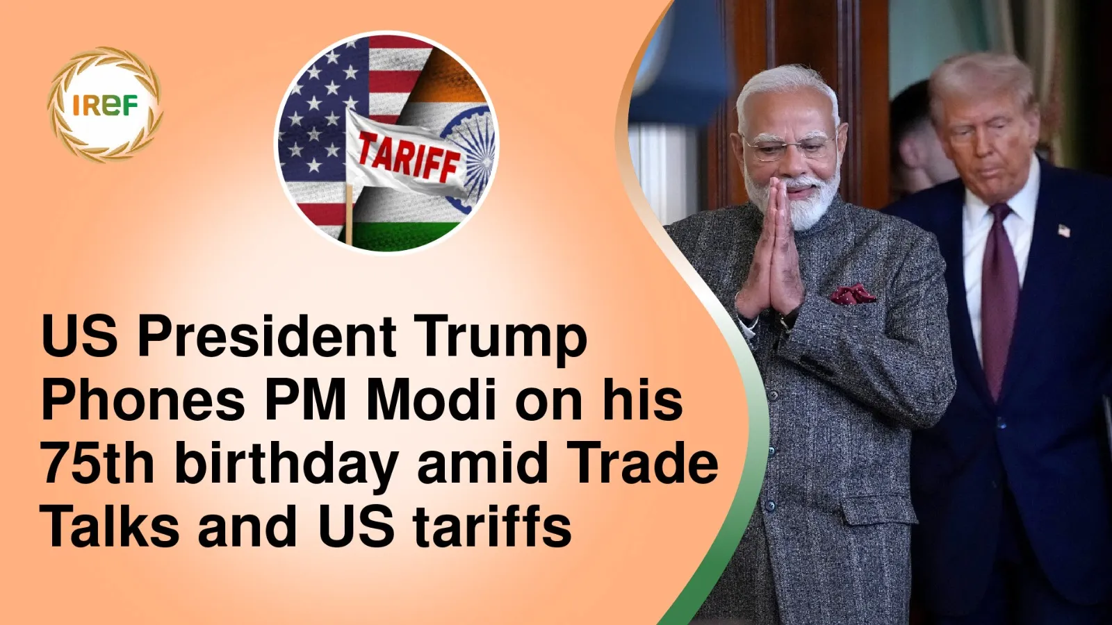 US President Trump Phones PM Modi on his 75th birthday amid Trade Talks and US tariffs