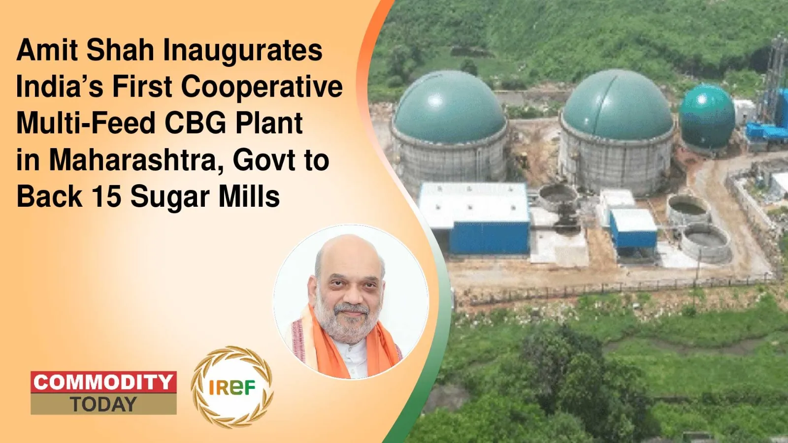 Amit Shah Inaugurates India’s First Cooperative Multi-Feed CBG Plant in Maharashtra, Govt to Back 15 Sugar Mills
