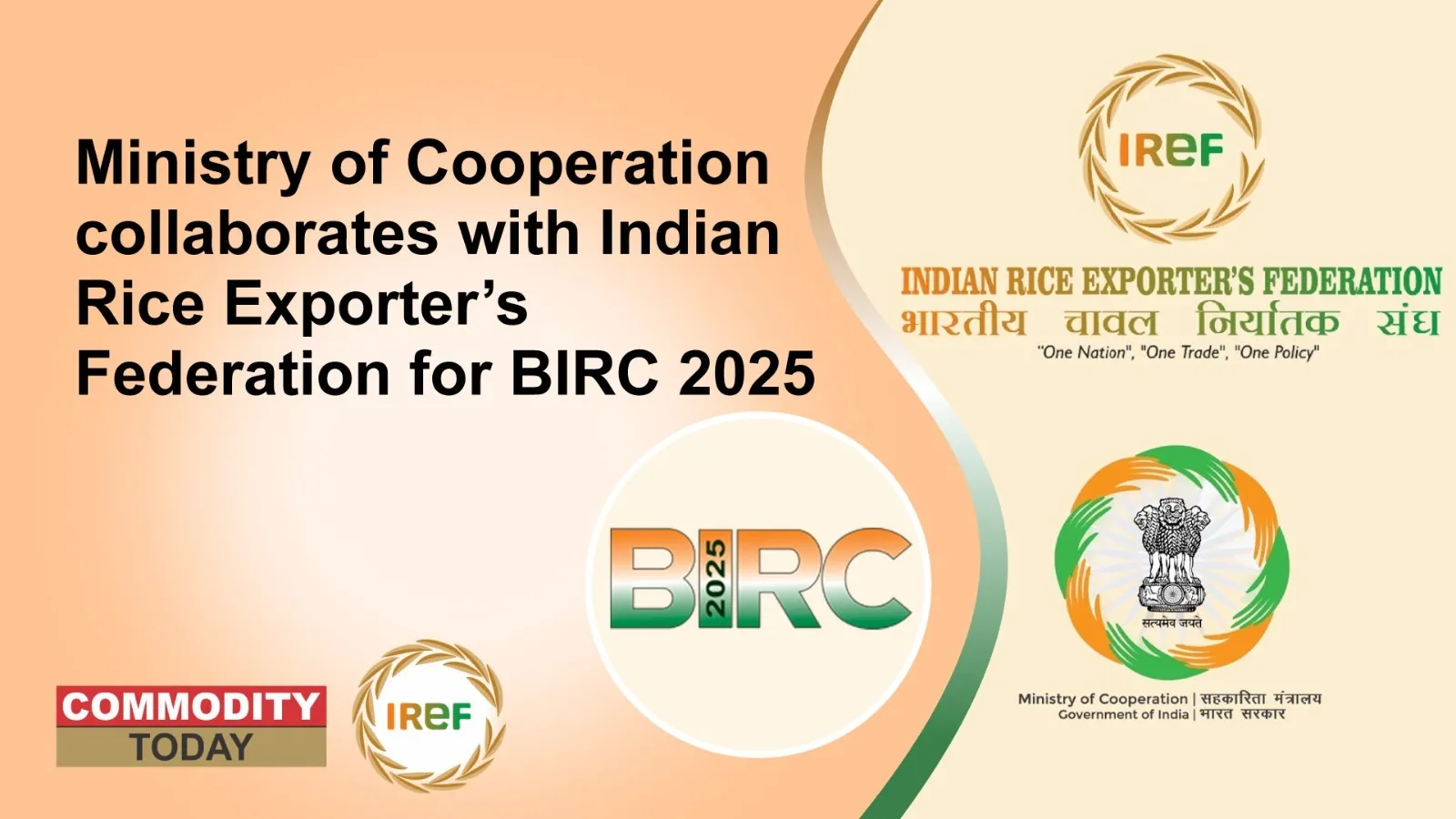 Ministry of Cooperation collaborates with Indian Rice Exporter’s Federation for BIRC 2025
