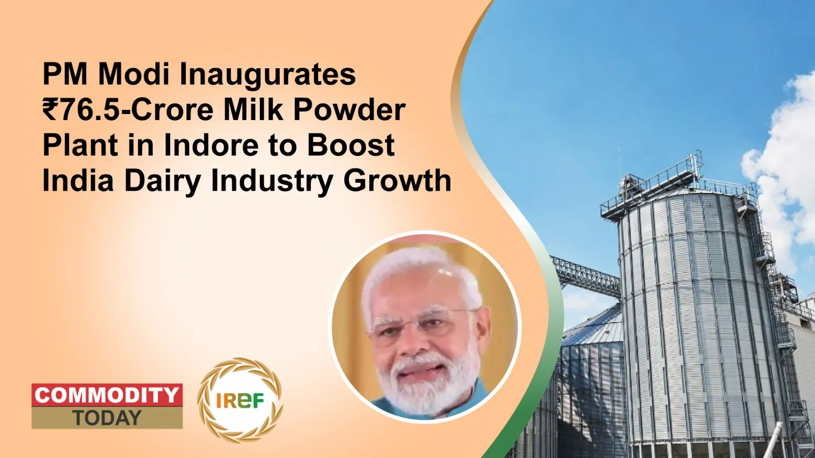 PM Modi Inaugurates ₹76.5-Crore Milk Powder Plant in Indore to Boost India Dairy Industry Growth