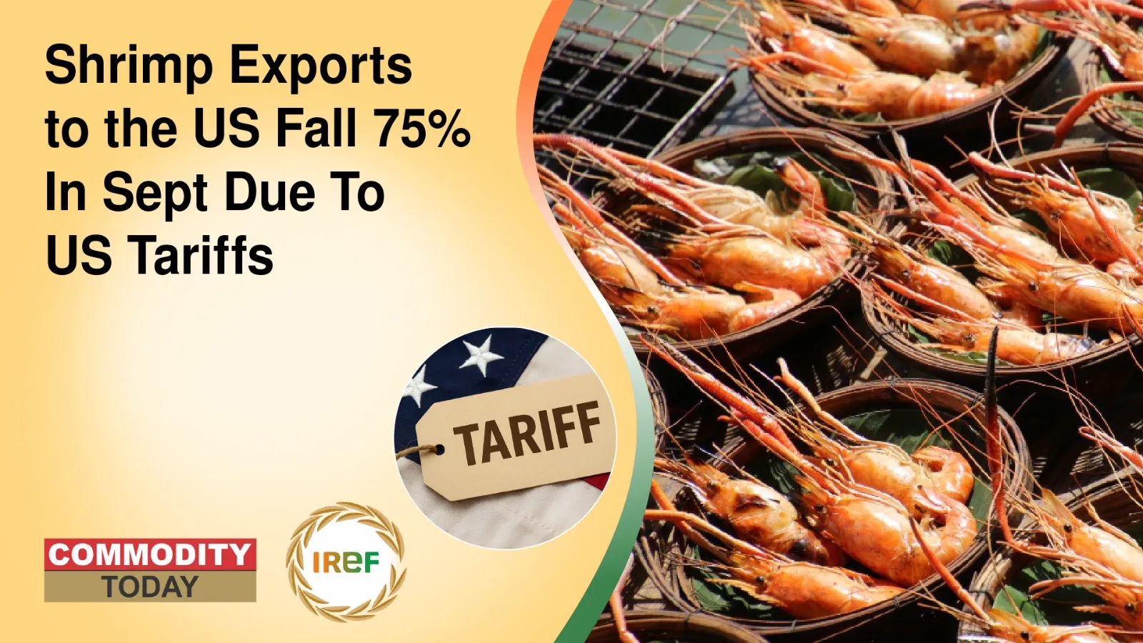 Shrimp Exports to the US Fall 75% In Sept Due To US Tariffs