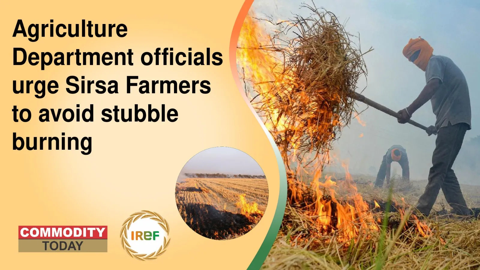 Agriculture Department officials urge Sirsa Farmers to avoid stubble burning