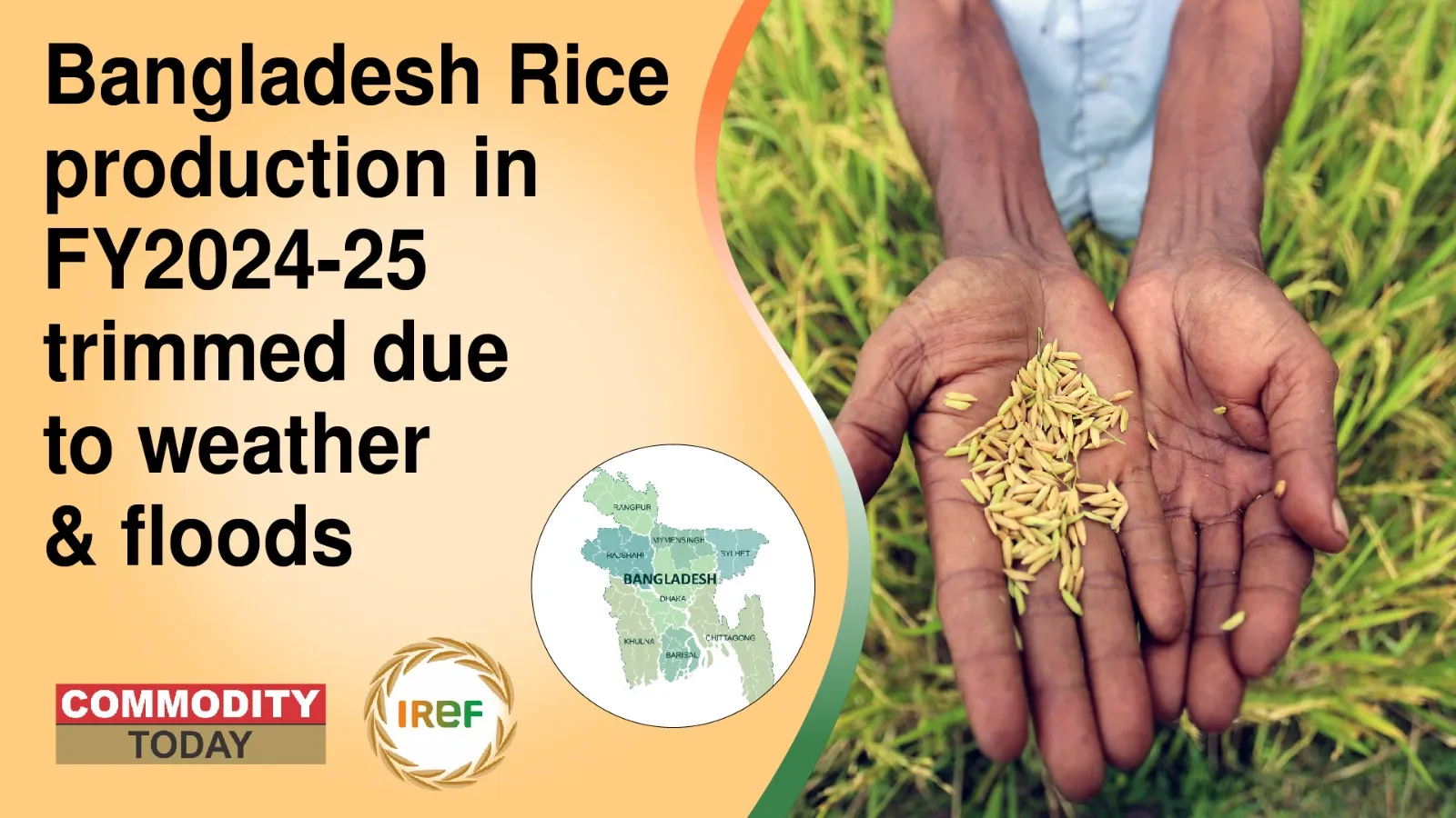 Bangladesh Rice production in FY2024-25 trimmed due to weather & floods