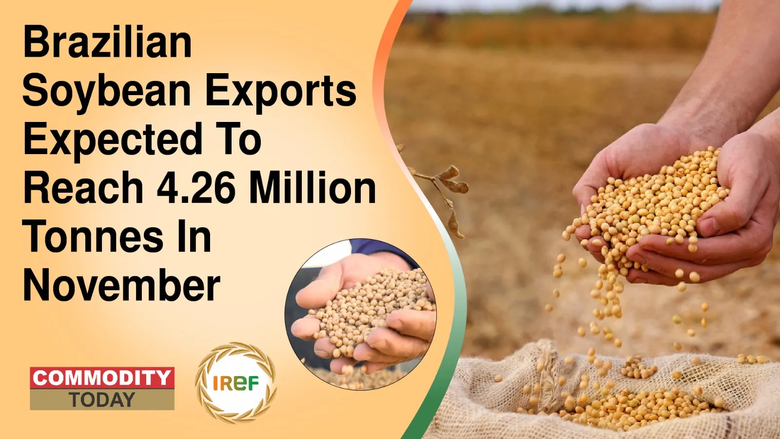 Brazilian Soybean Exports Expected To Reach 4.26 Million Tonnes In November