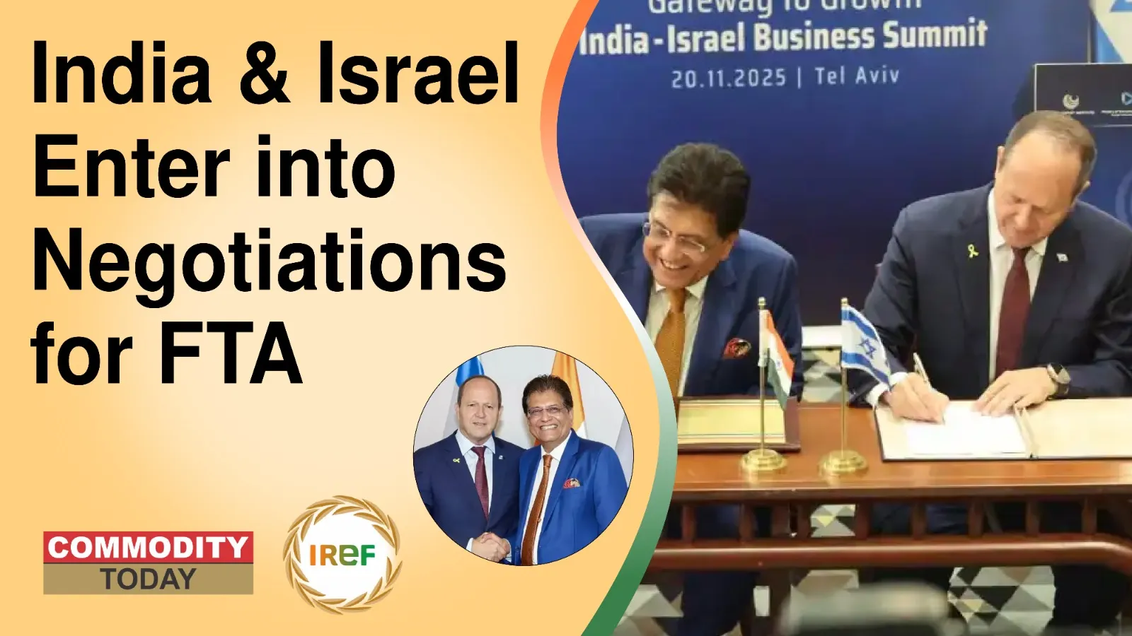 India Israel FTA: Nations Enter into Negotiations for FTA