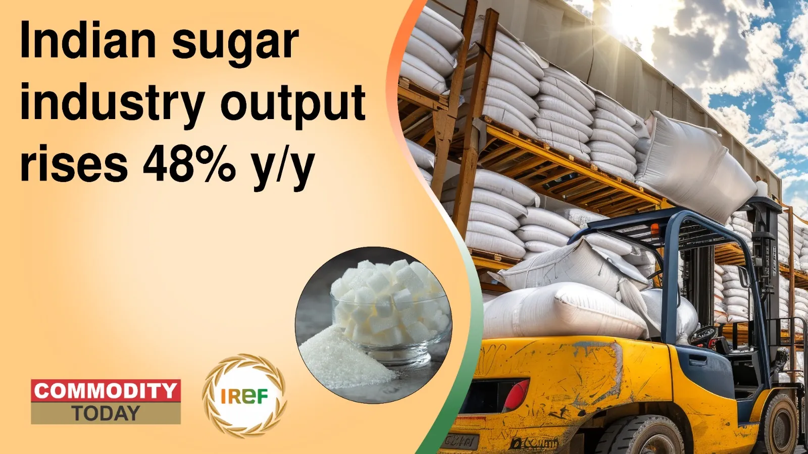 Indian sugar industry output rises 48% as more mills begin crushing