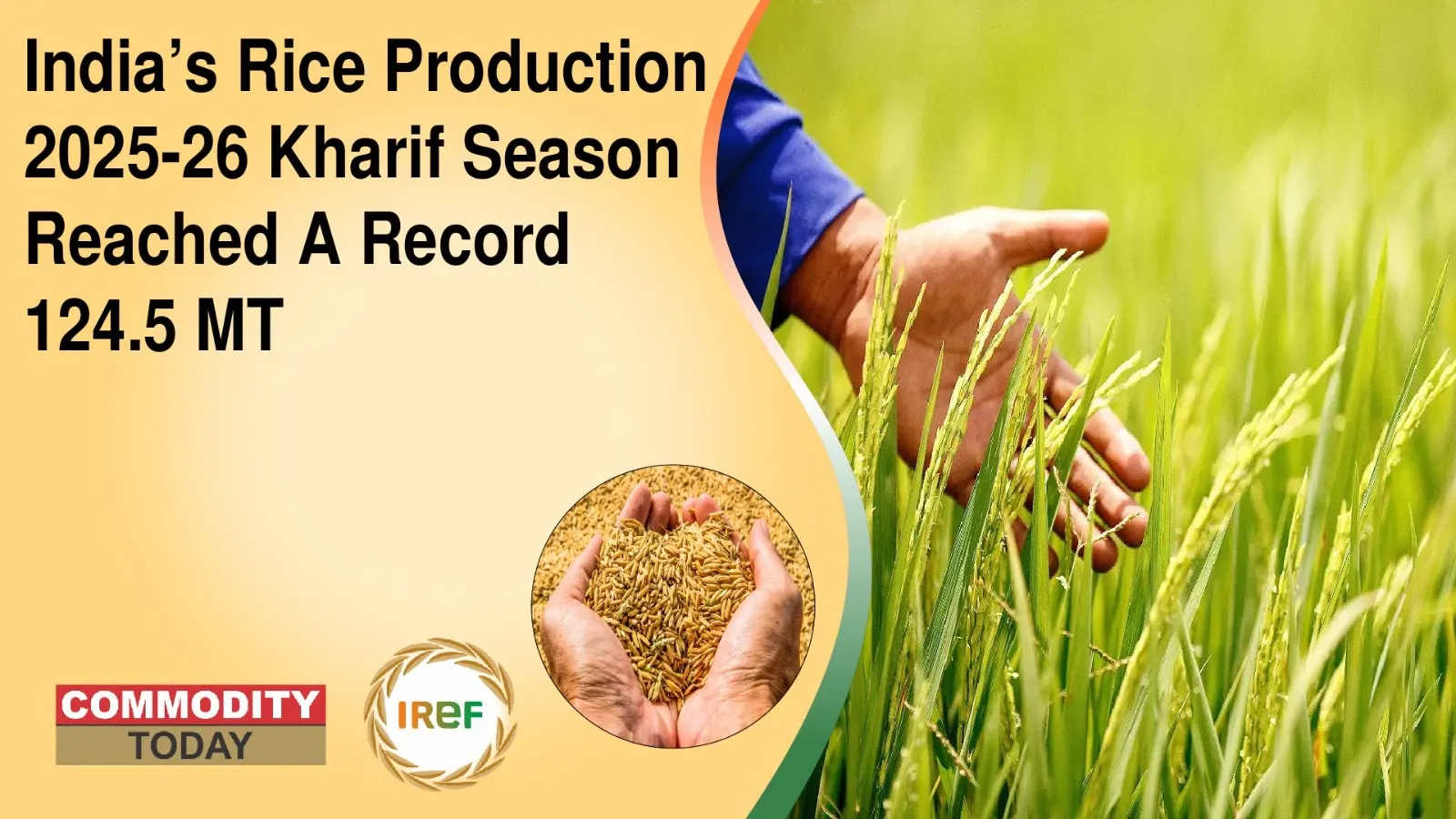 India’s Rice Production 2025-26 Kharif Season Reached A Record 124.5 MT