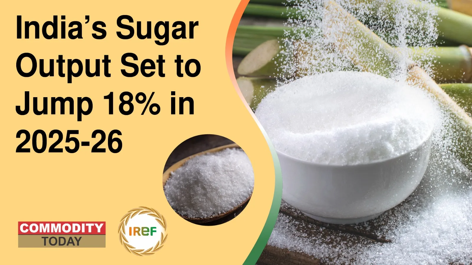 Sugar Industry Forecast: India’s Sugar Output Set to Jump 18% in 2025-26, Strengthening Supply Outlook