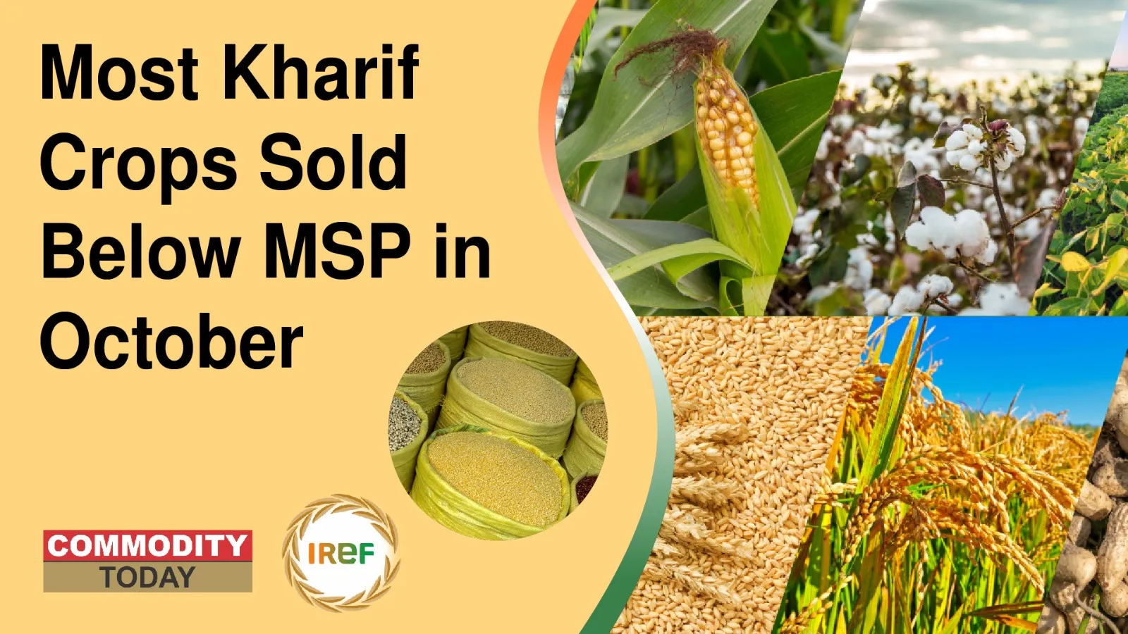 Most Kharif Crops Sold Below MSP in October