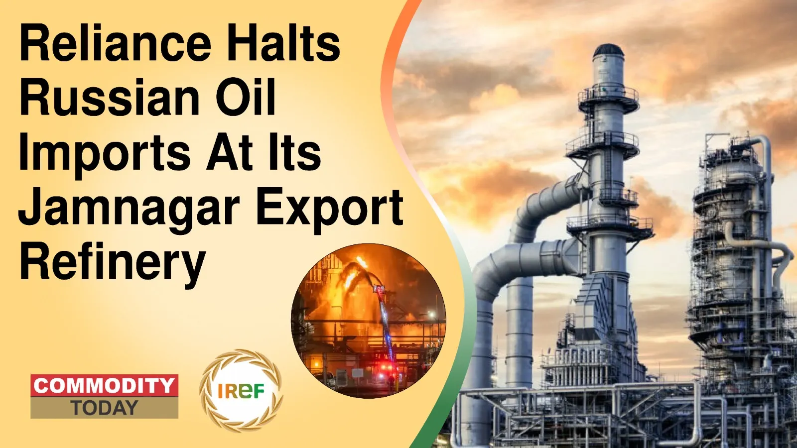 Reliance Halts Russian Oil Imports At Its Jamnagar Export Refinery