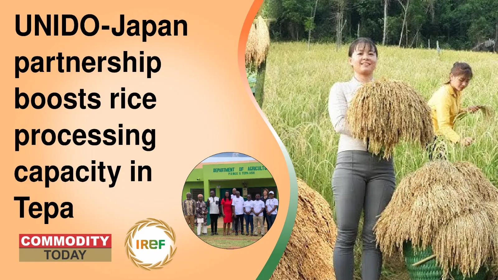 UNIDO-Japan partnership boosts Staple Food Processing capacity in Tepa