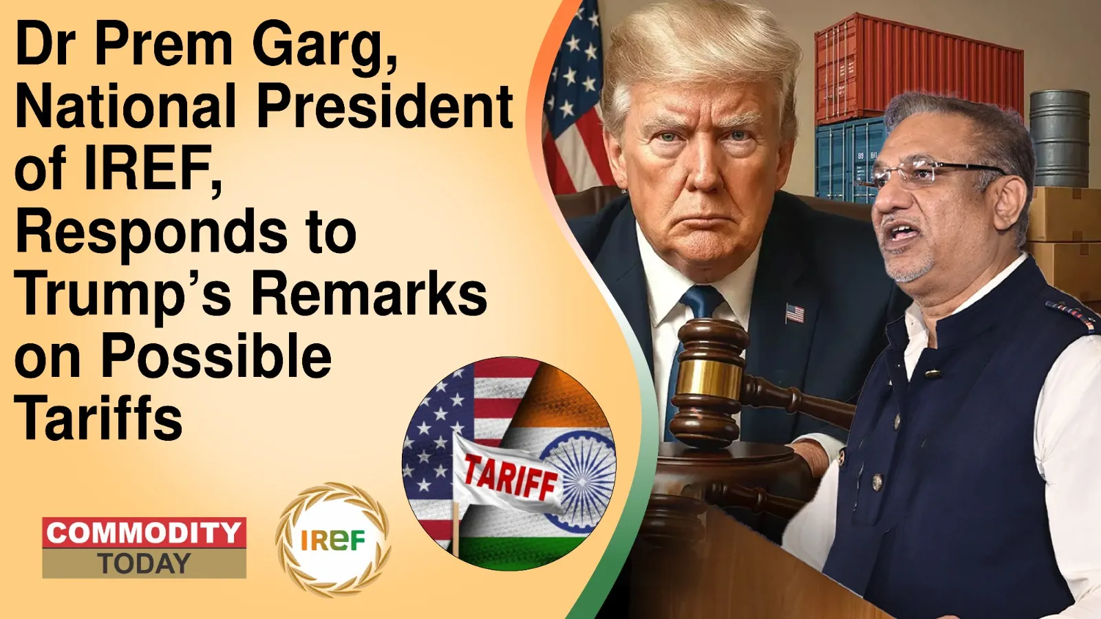 Dr Prem Garg, National President of the Indian Rice Exporters Federation, Responds to Trump’s Remarks on Possible Tariffs