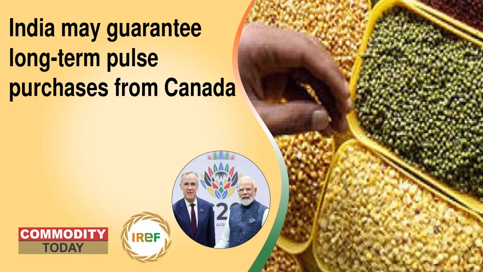 India Canada Trade Deal Could Guarantee Long-Term Pulse Purchases