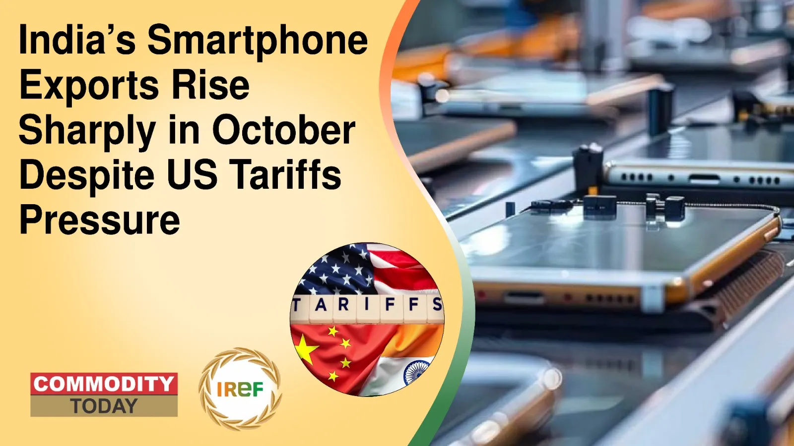 India’s Smartphone Exports Rise Sharply in October Despite US Tariffs Pressure