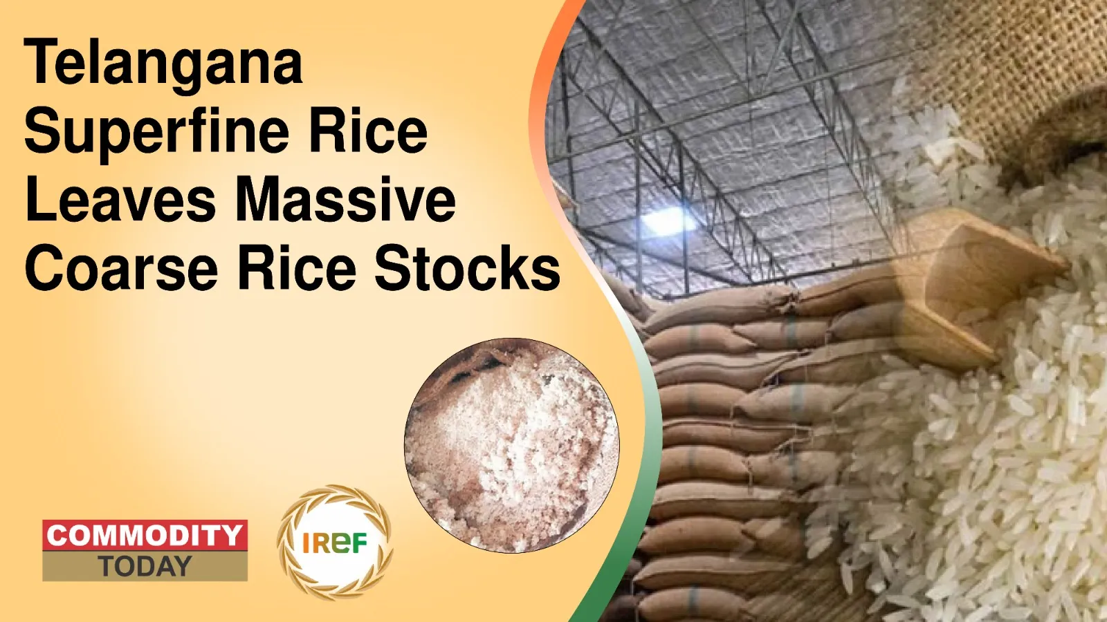 Telangana Superfine Rice Leaves Massive Coarse Rice Stocks