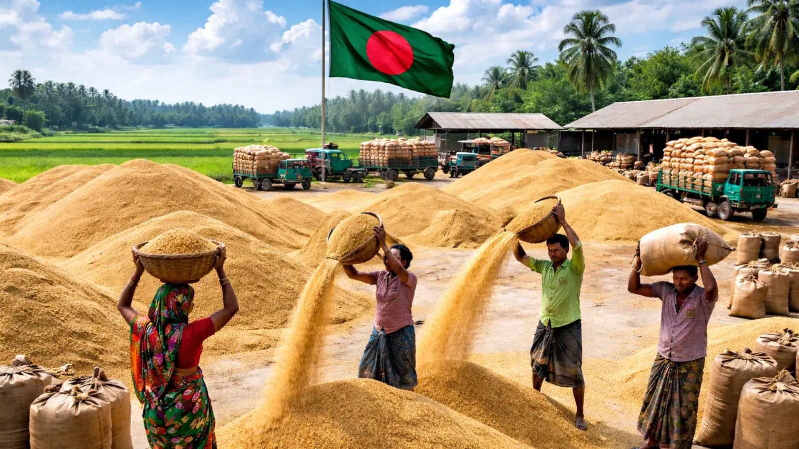Bangladesh Currently Has Its Highest-Ever Rice Stock