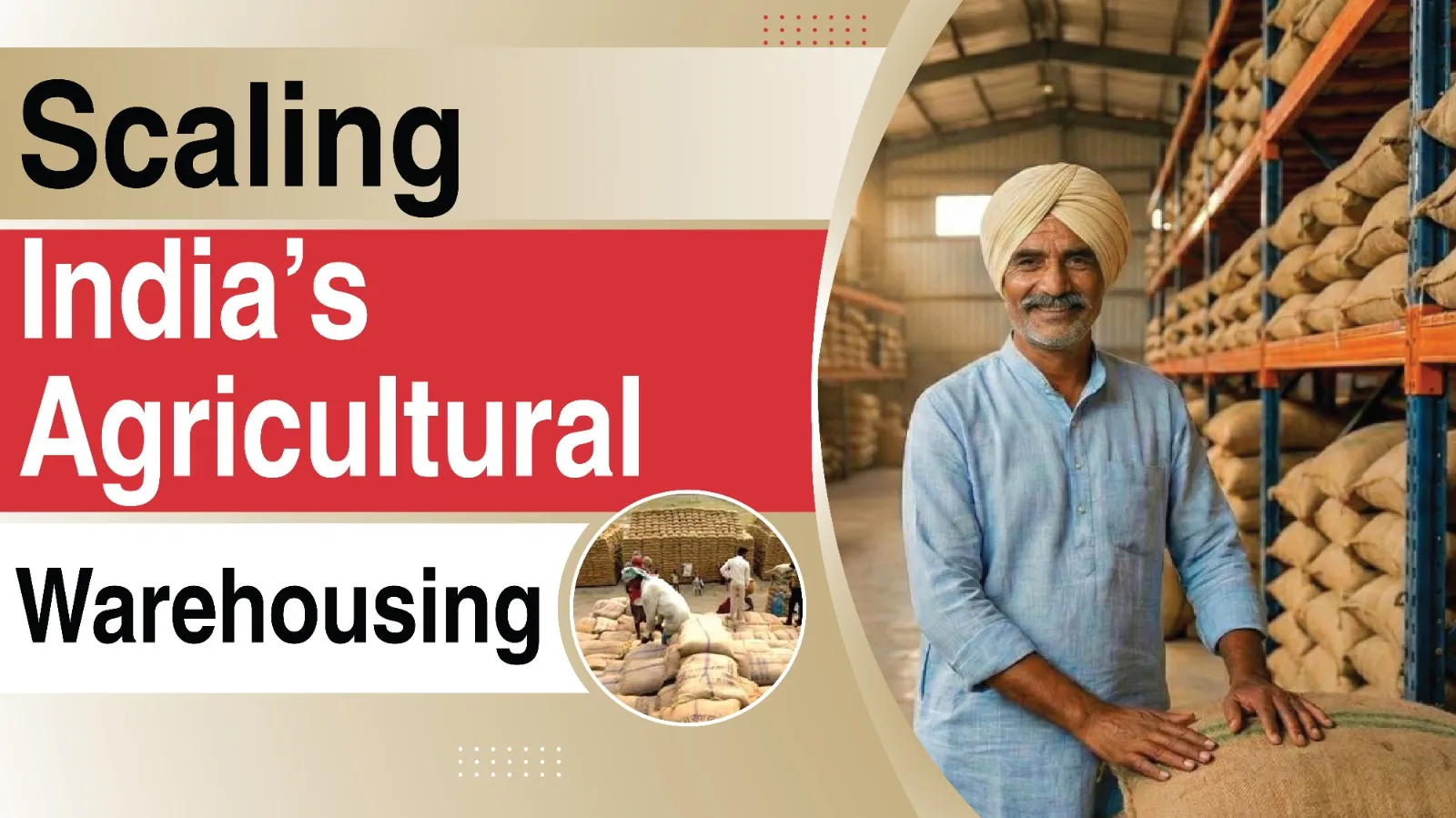 Scaling India’s Agricultural Warehousing Boost Farmer Income, Reduce Post-Harvest Losses & Boost Exports