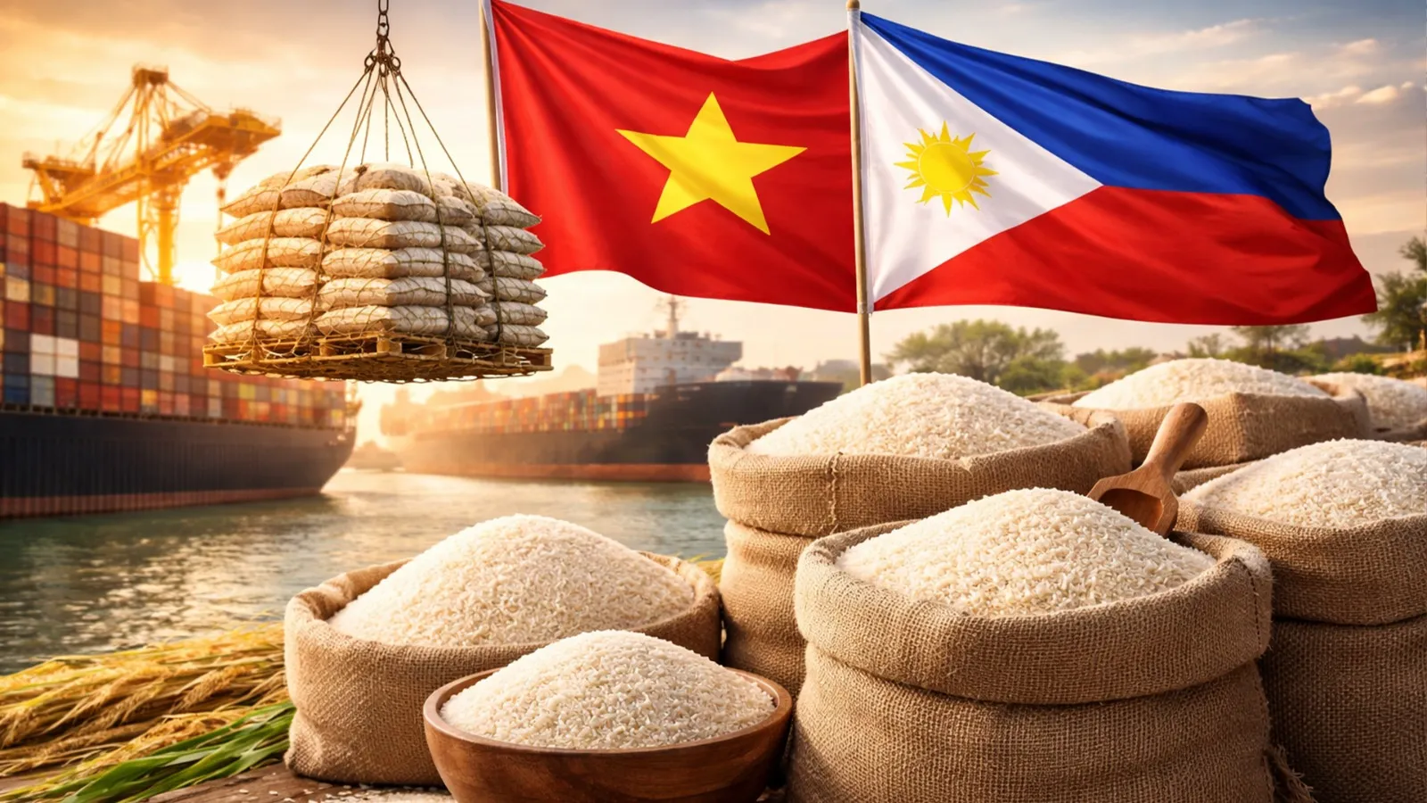 Vietnam exported 3.2 million metric tons of rice to the Philippines in 2025