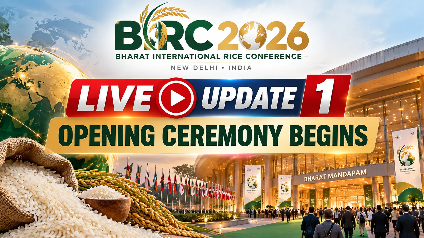 BIRC 2026 Day 1 Highlights: Ram Nath Kovind, Chirag Paswan Spotlight India’s Rice Export Growth and Global Trade