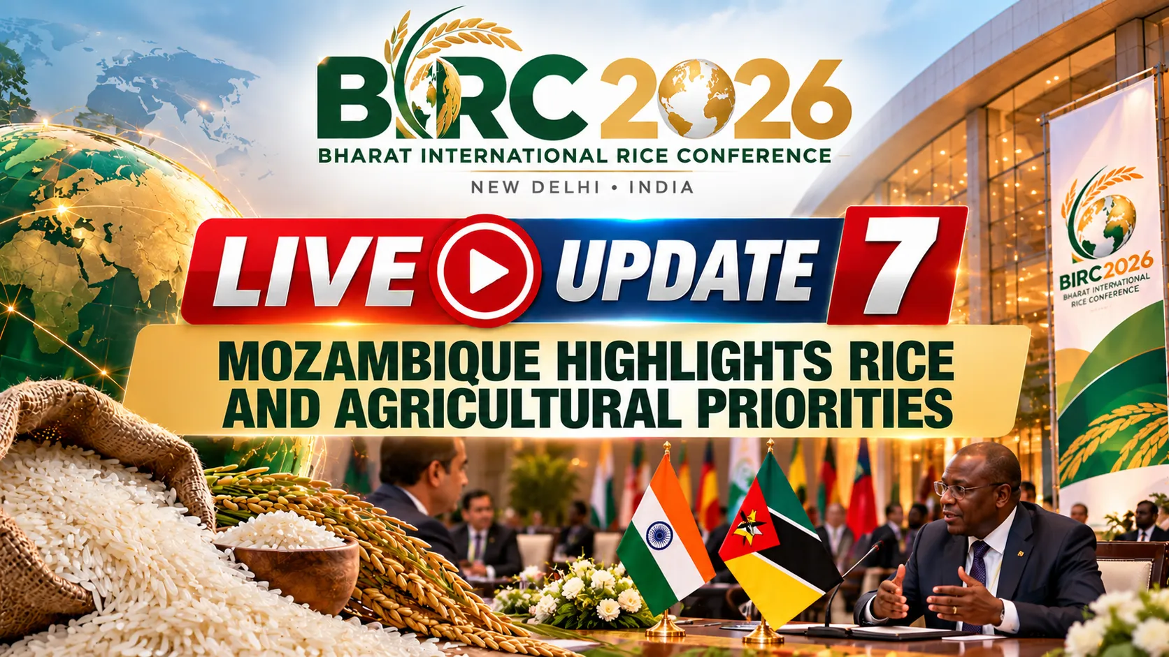 BIRC 2026 LIVE UPDATE 7 | Mozambique Highlights Rice and Agricultural Priorities
