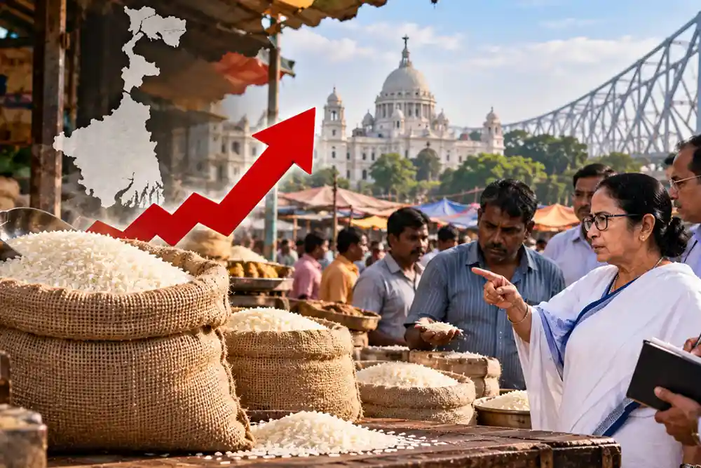 Bengal Rice Prices Rise by ₹5–10kg, CM Orders Market Check